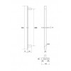 Adjustable Rail Shower MSB012GM