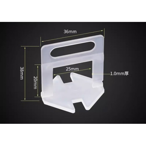1mm Leveling System - 100PCS Spacer Bag