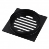 Matte Black Brass Square Floor Drain Strainer 110*110*20mm