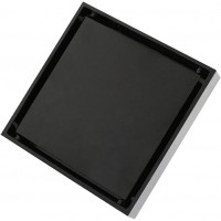 Insert Tile Waste Square 100x100mm Black Matt