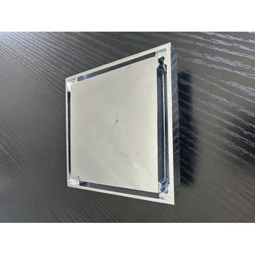 Insert Tile Waste Square 100x100mm Solid Chrome