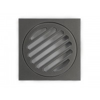 Brushed Gunmetal Brass Square Floor Drain Strainer 110*110*12mm
