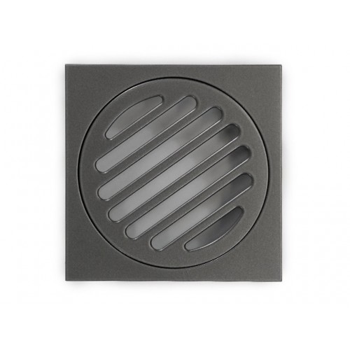 Brushed Gunmetal Brass Square Floor Drain Strainer 110*110*12mm